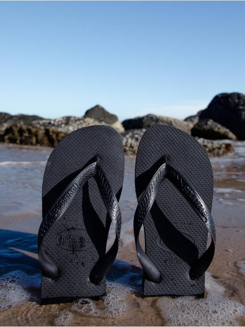 Havaianas Top Thongs Black Flip Flop Sandals